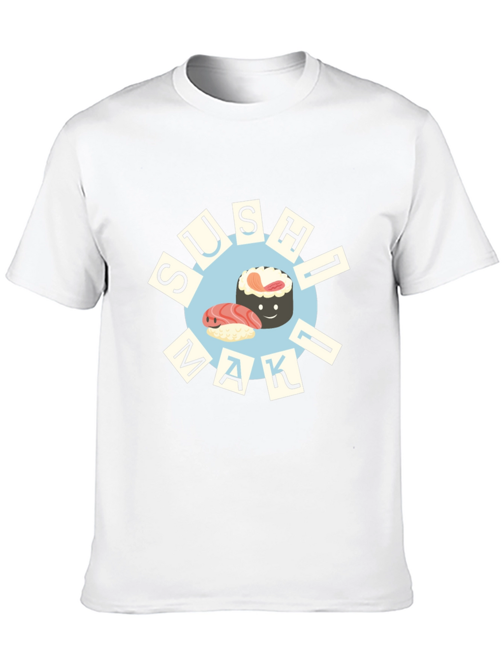 Sushi Maki T-Shirt - Cute Foodie Design