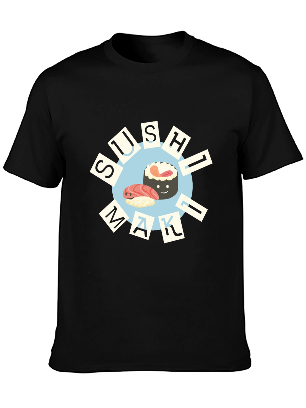 Sushi Maki T-Shirt - Cute Foodie Design