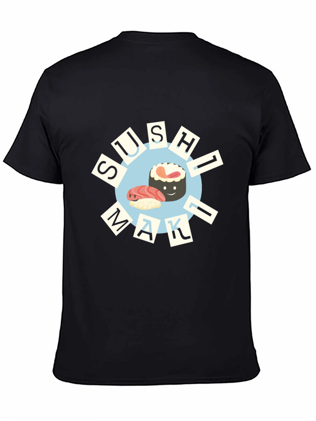 Sushi Maki T-Shirt - Cute Foodie Design