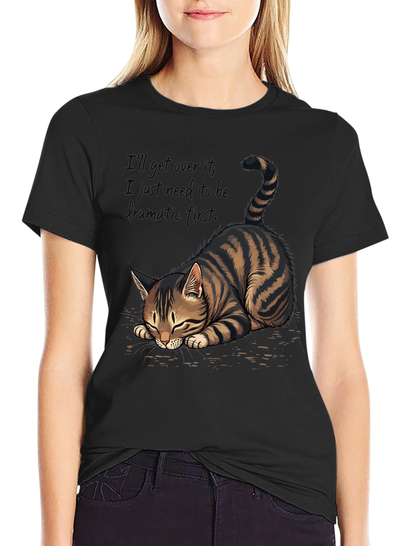 Dramatic Cat Tee