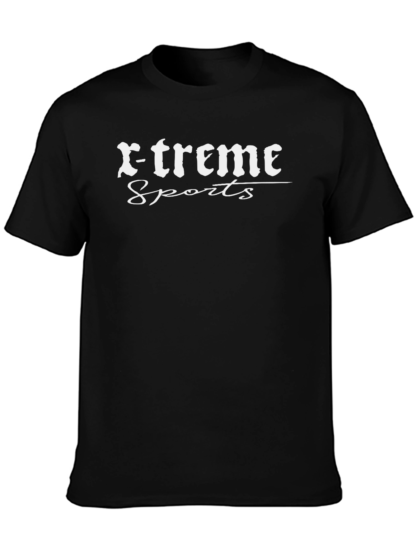 X-treme Sports Black Graphic T-Shirt