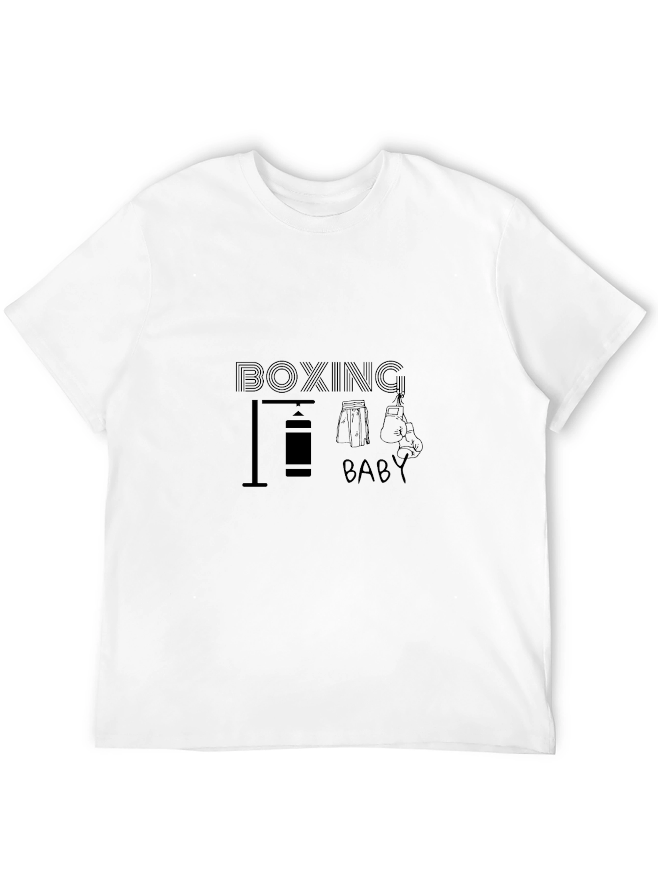 Boxing Baby Black T-Shirt