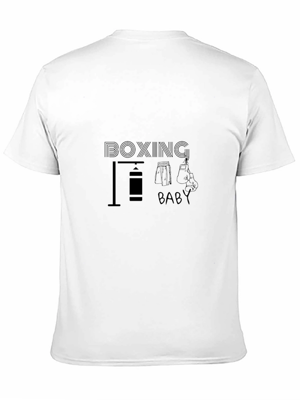 Boxing Baby Black T-Shirt