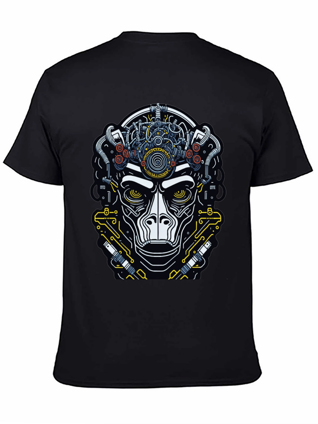 Cyberpunk Ape Graphic Tee - Unique Design