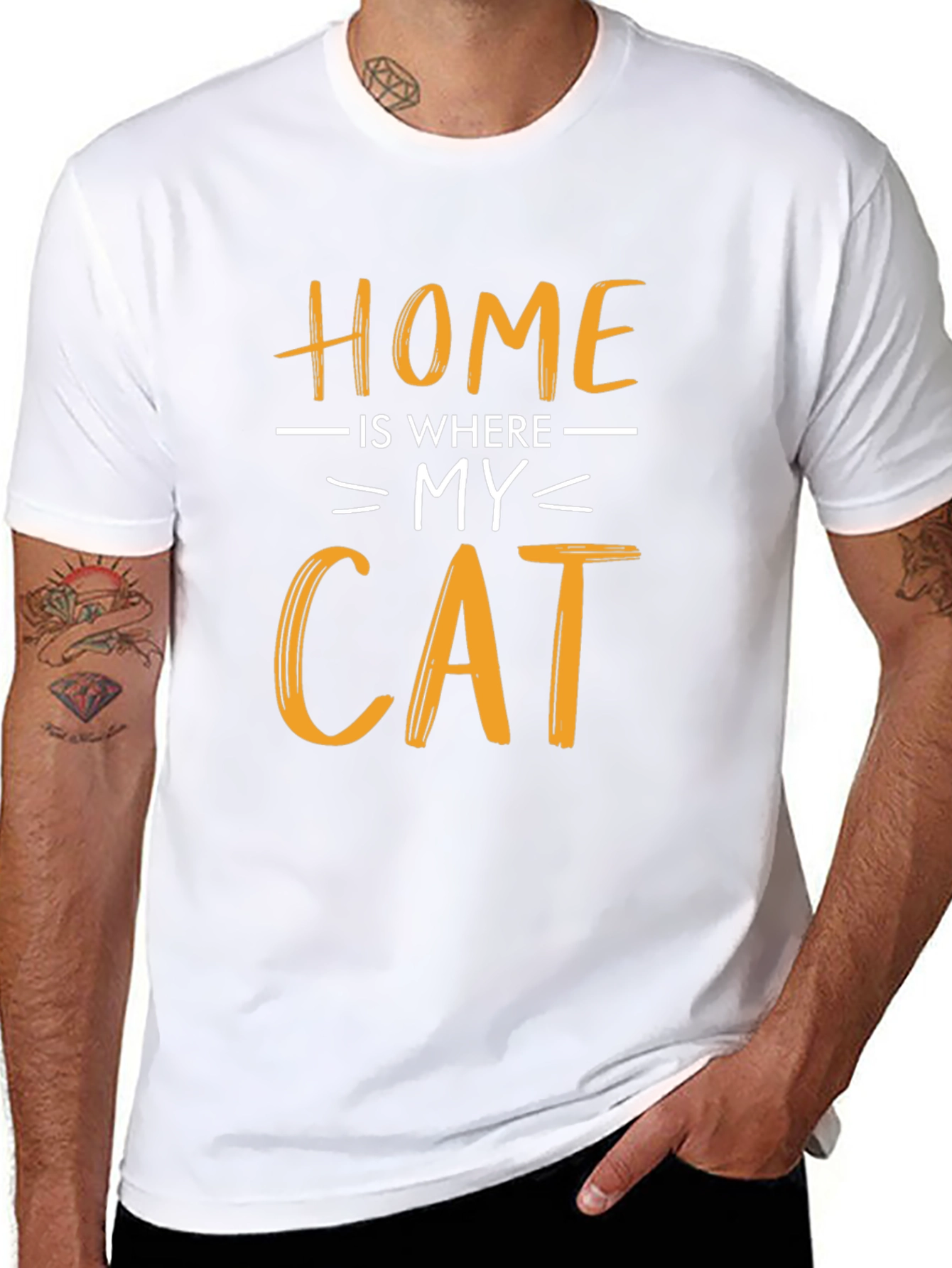 Home Is Where My Cat Is T-Shirt