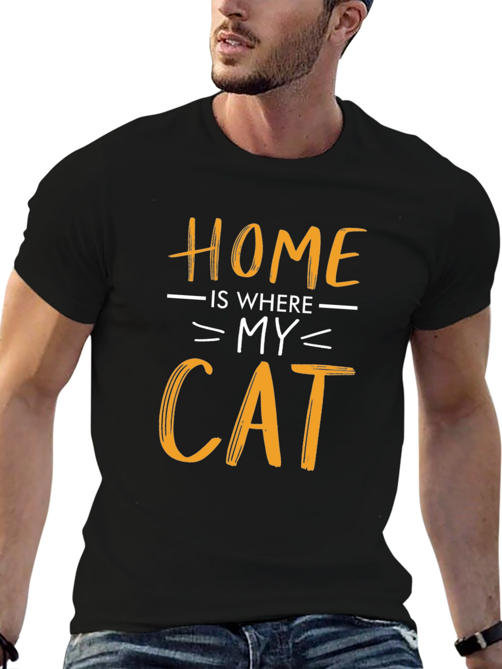 Home Is Where My Cat Is T-Shirt