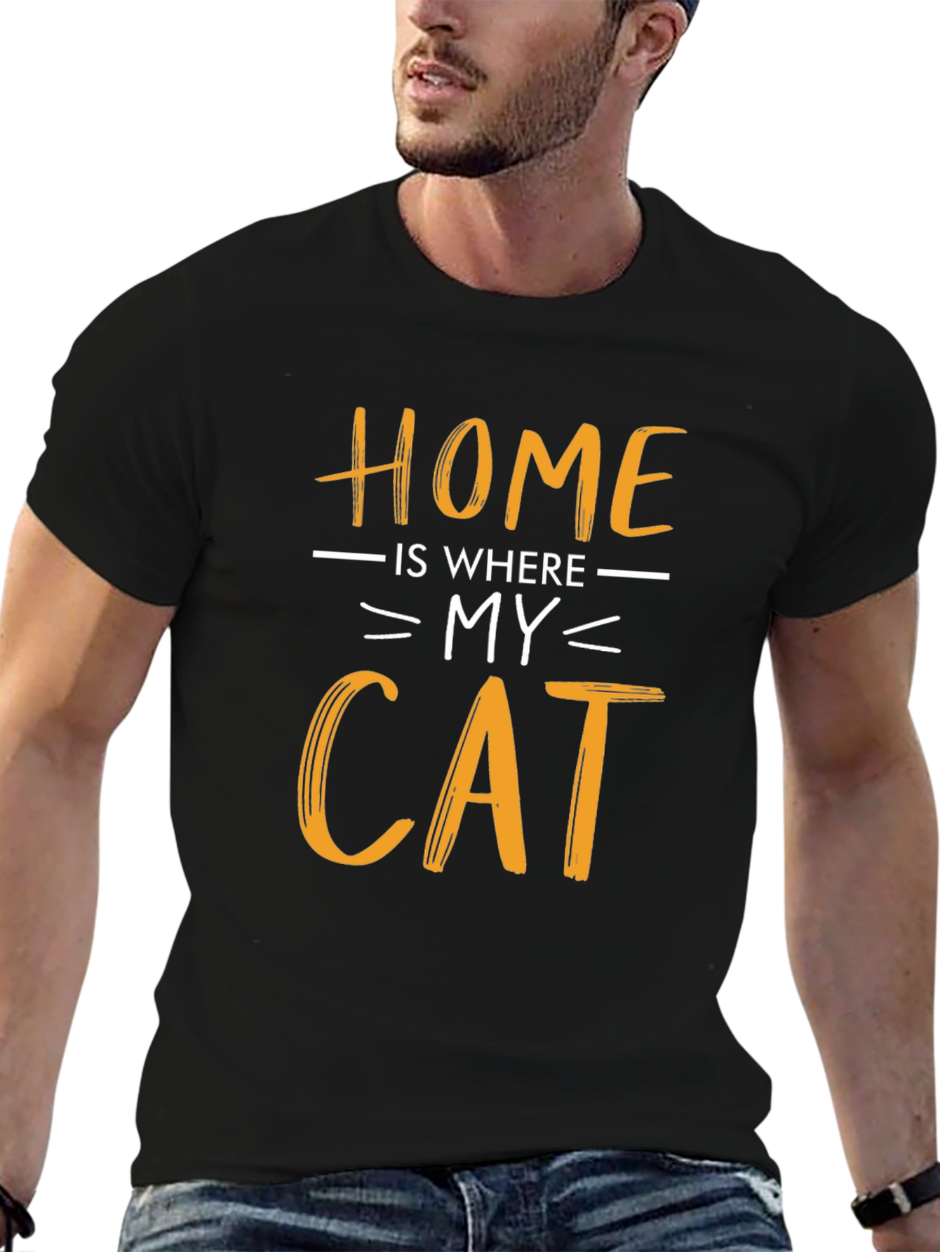 Home Is Where My Cat Is T-Shirt