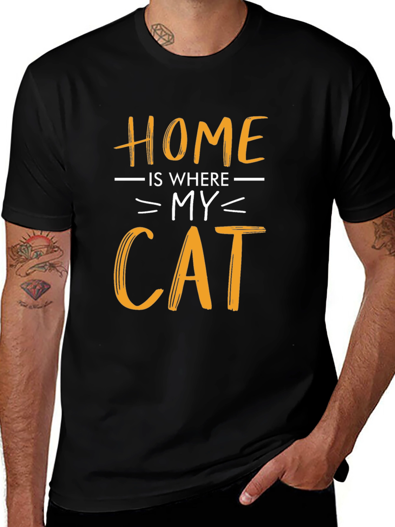 Home Is Where My Cat Is T-Shirt