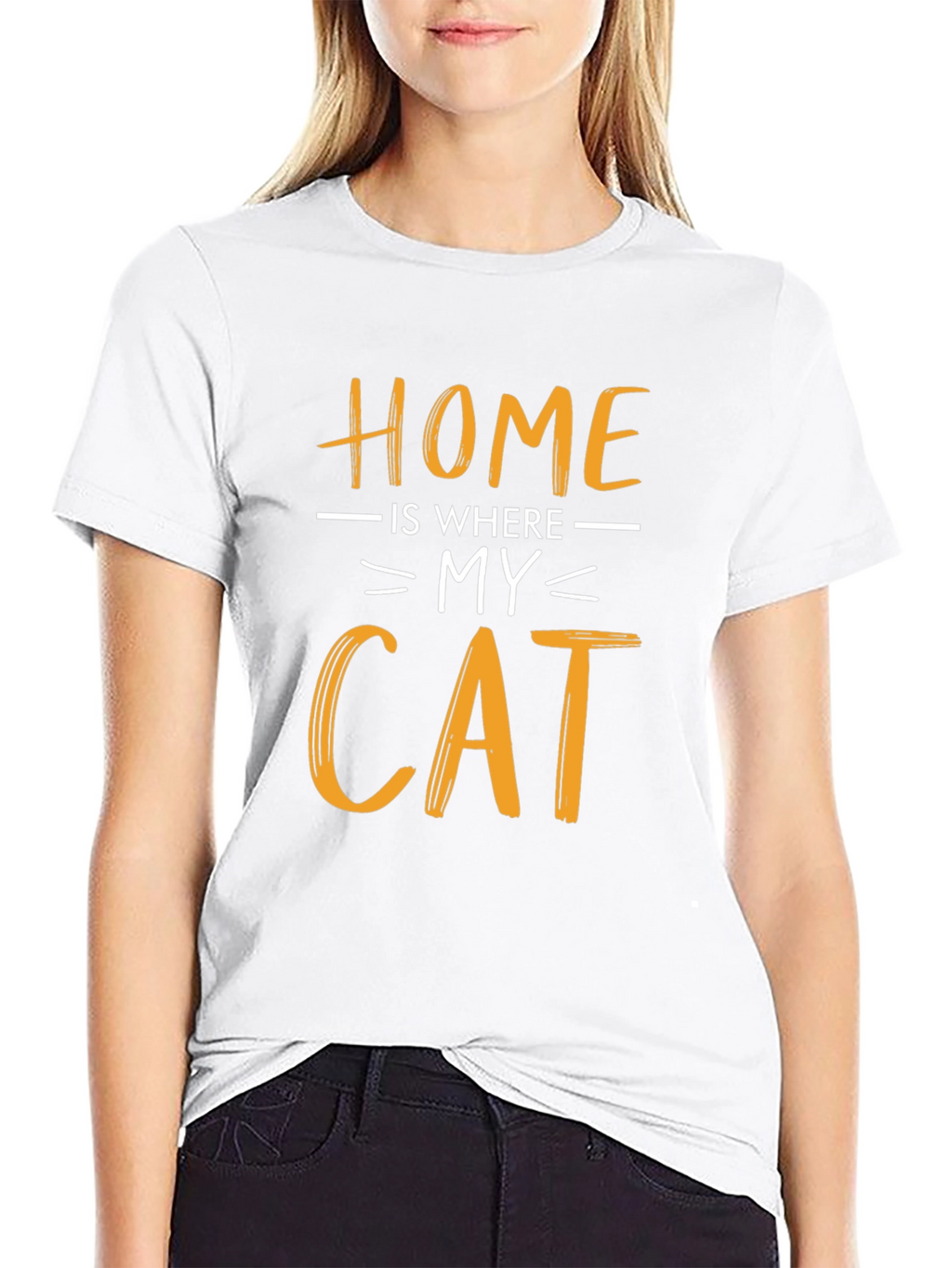 Home Is Where My Cat Is T-Shirt