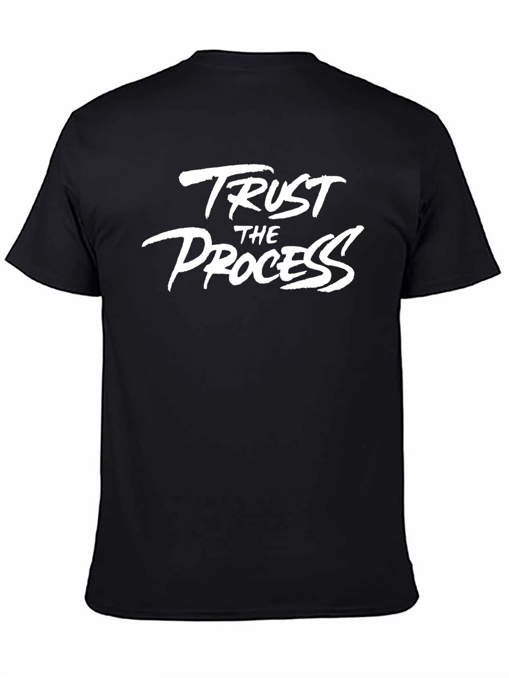 Trust The Process Black Graphic Tee