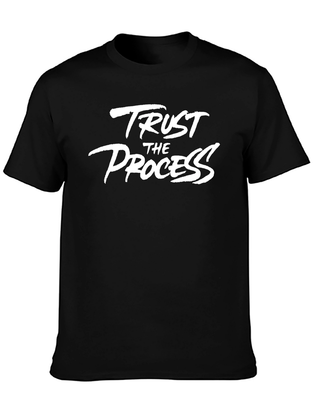 Trust The Process Black Graphic Tee