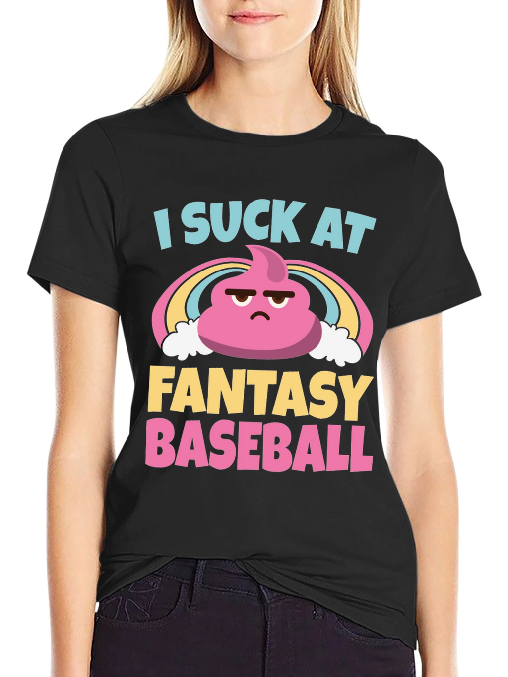 I Suck At Fantasy Baseball Graphic T-Shirt