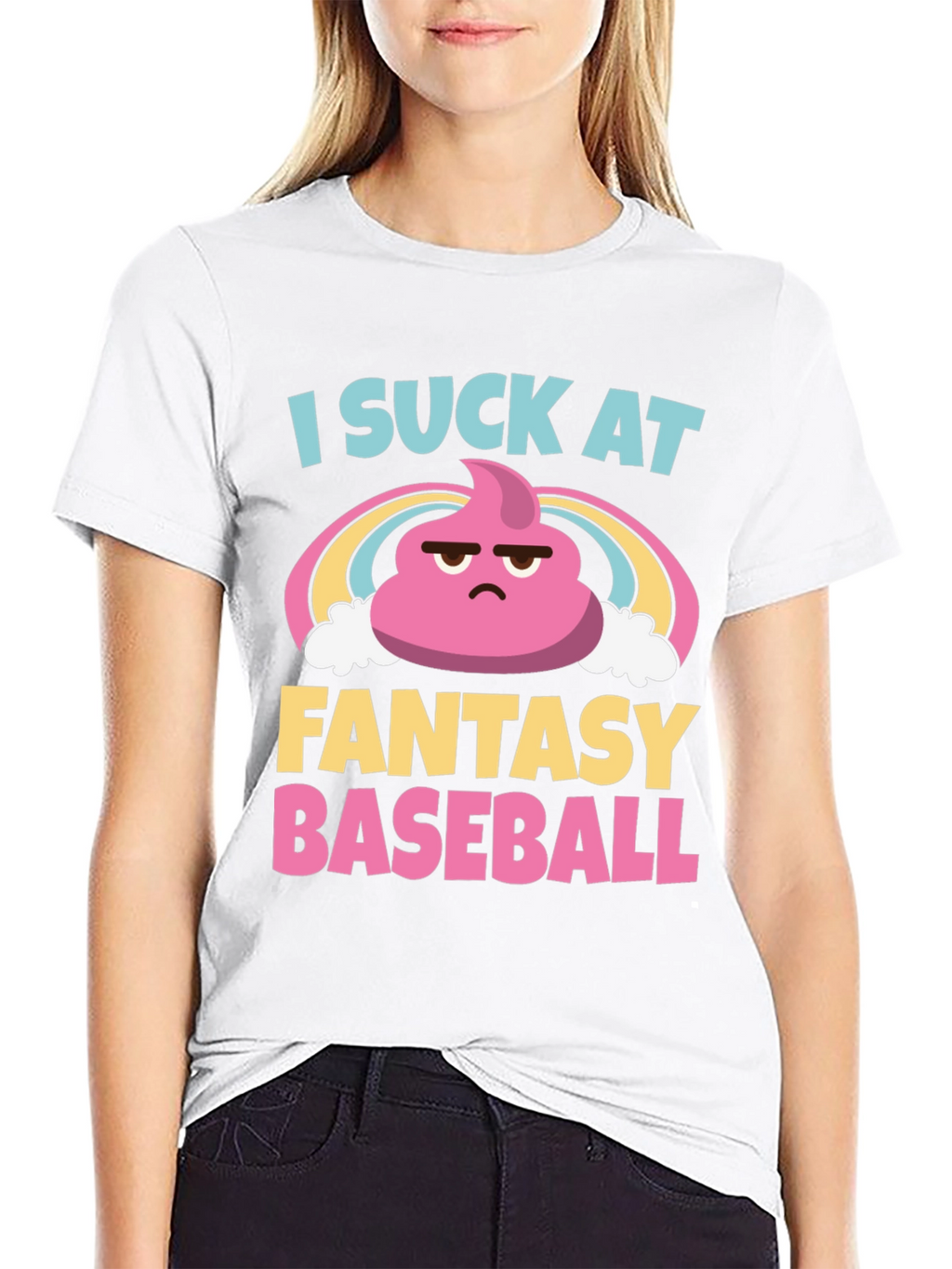 I Suck At Fantasy Baseball Graphic T-Shirt