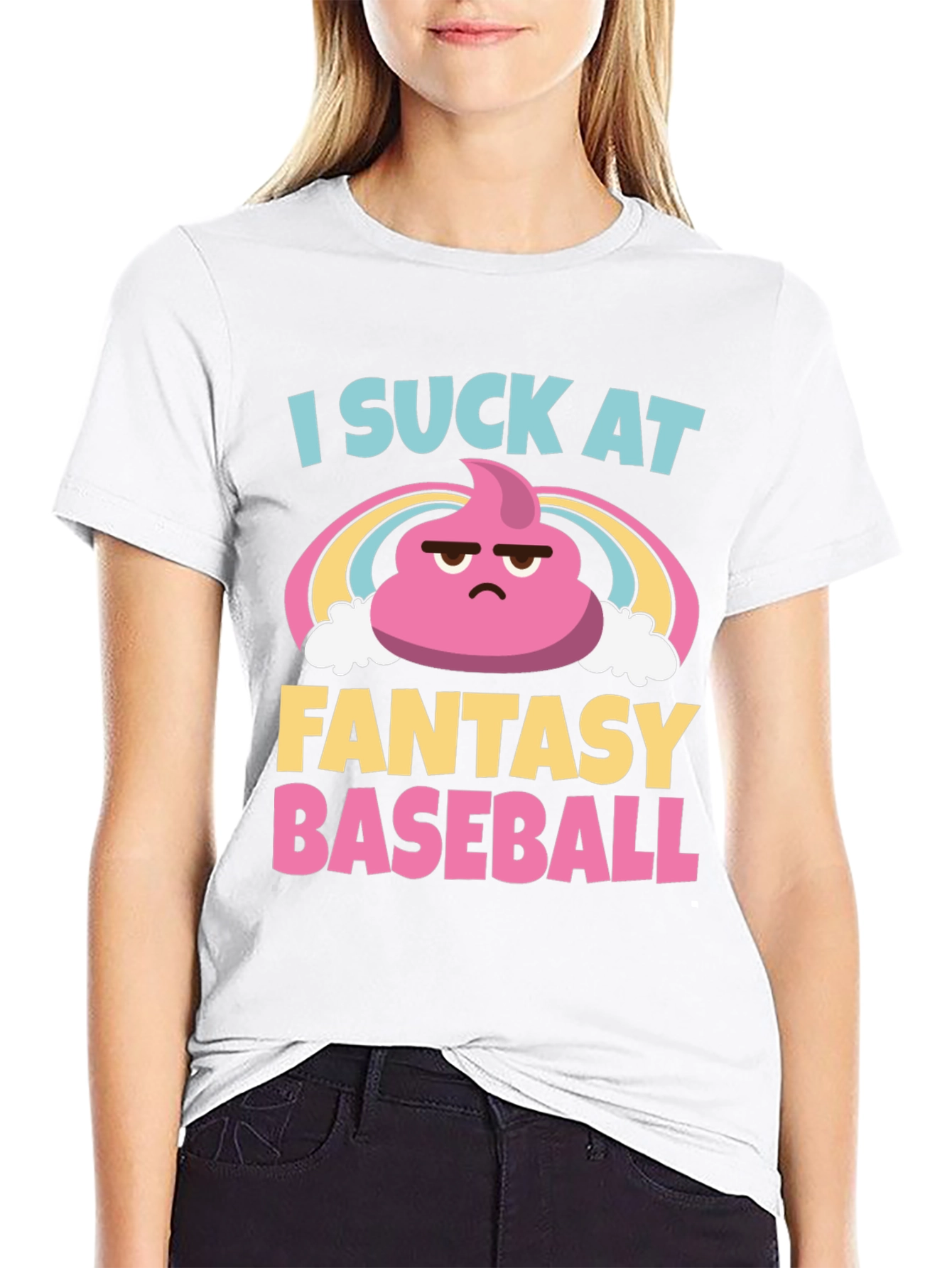 I Suck At Fantasy Baseball Graphic T-Shirt