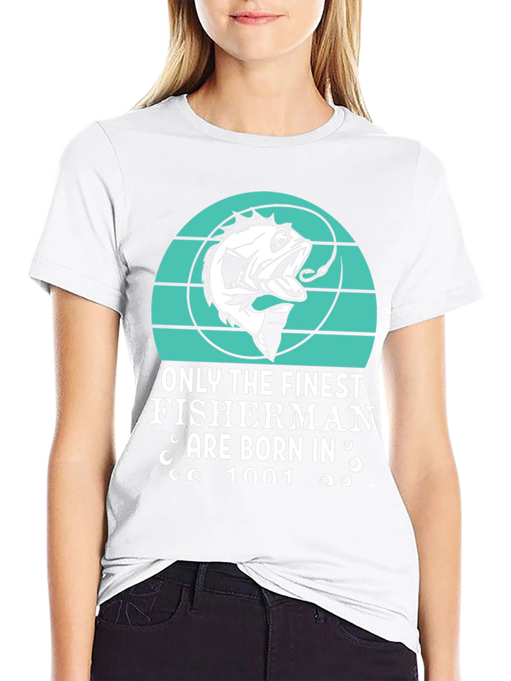 Finest Fisherman Born in 1001 T-Shirt