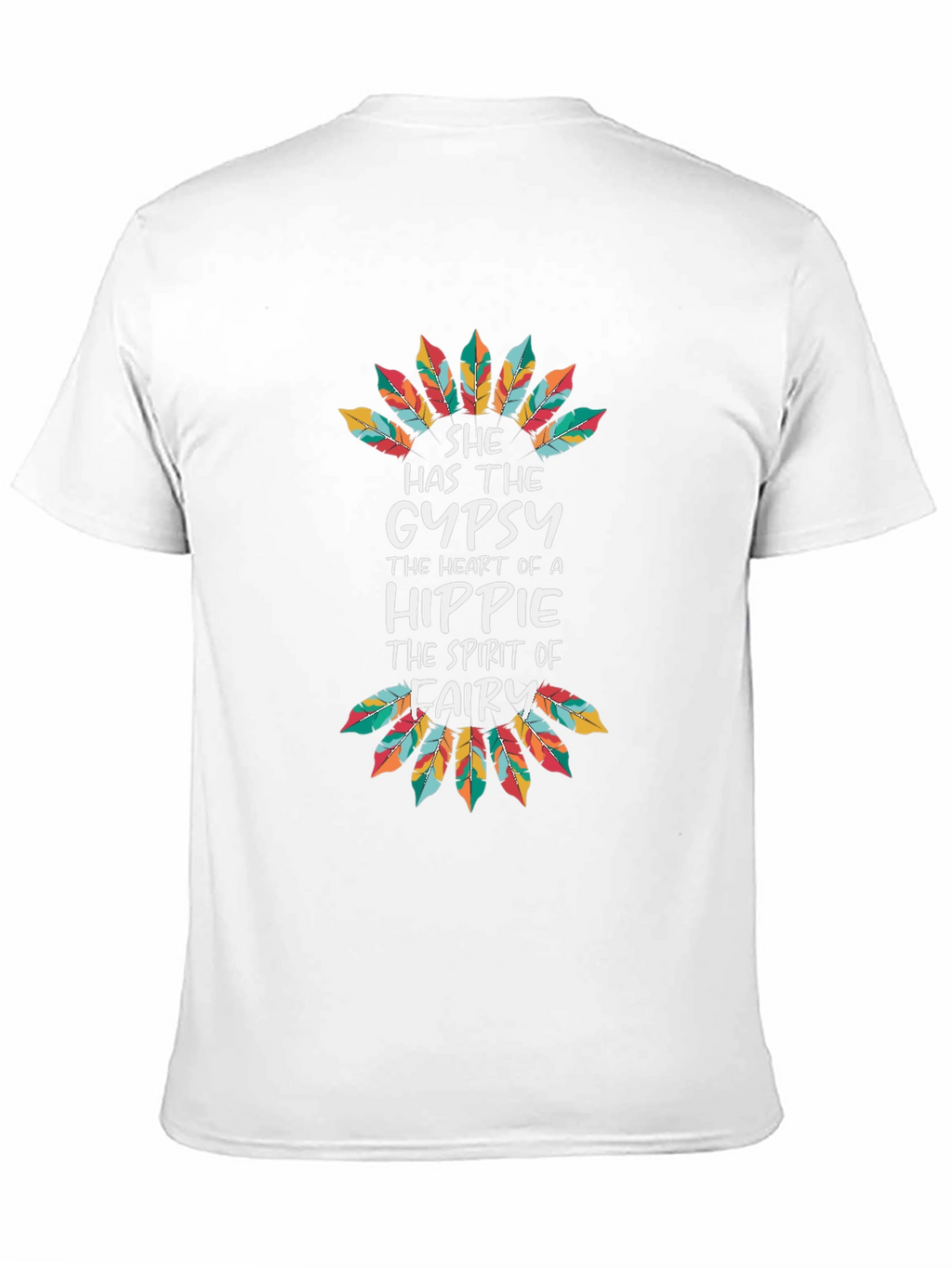 Gypsy Heart Hippie Spirit T-Shirt - Black