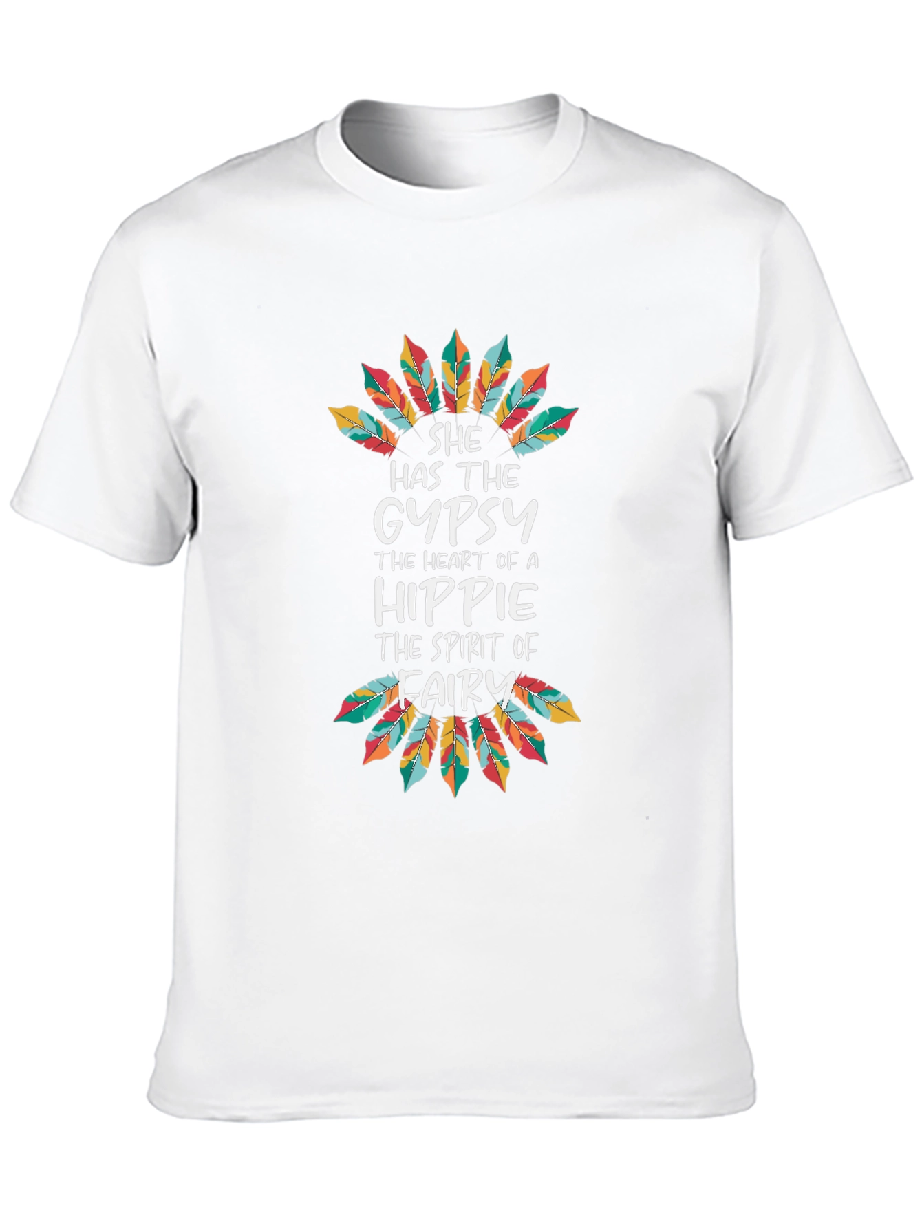 Gypsy Heart Hippie Spirit T-Shirt - Black