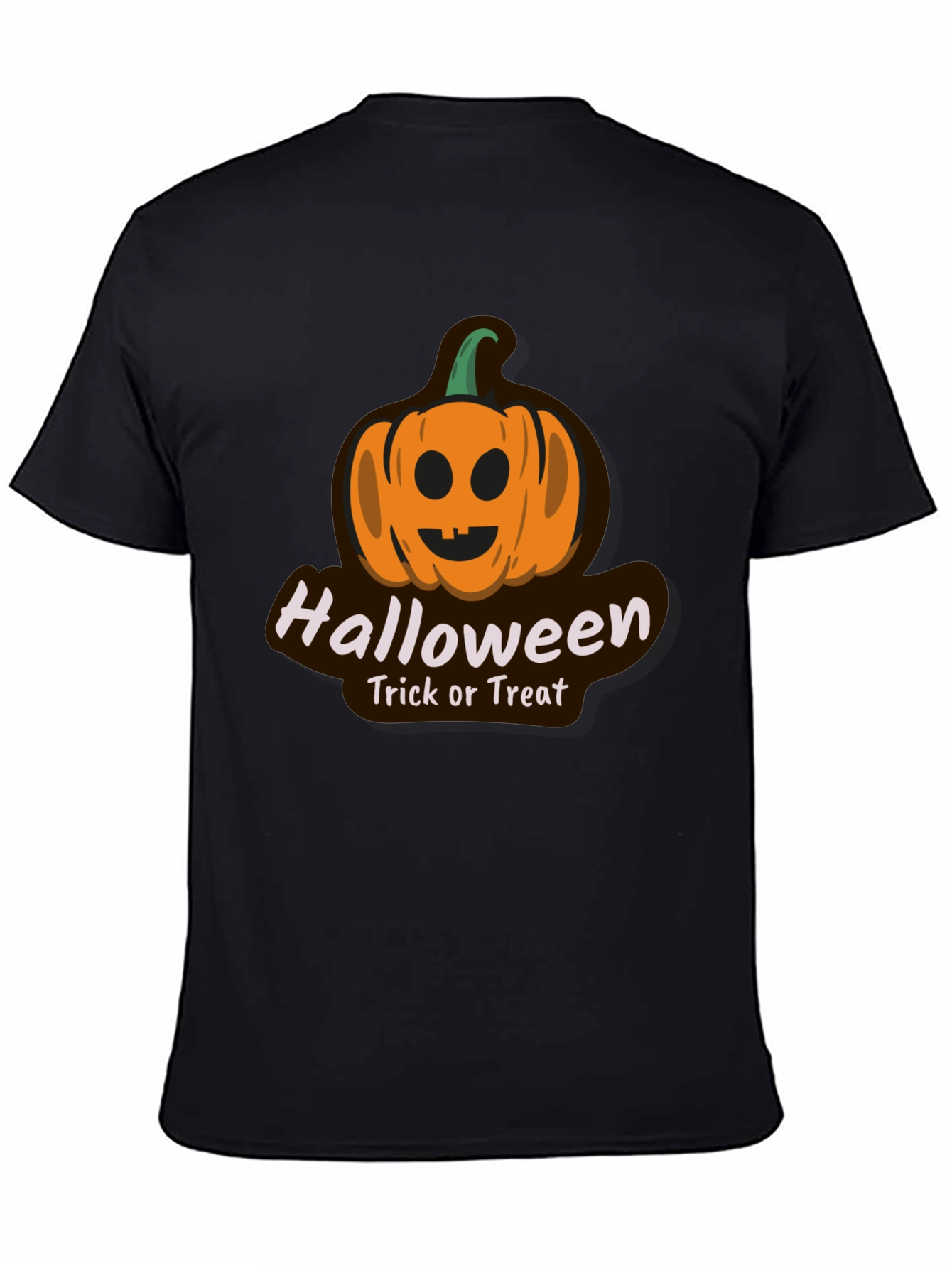 Halloween Pumpkin Graphic Tee - Trick or Treat Shirt