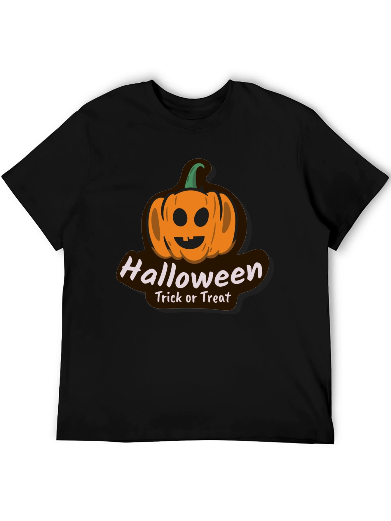 Halloween Pumpkin Graphic Tee - Trick or Treat Shirt