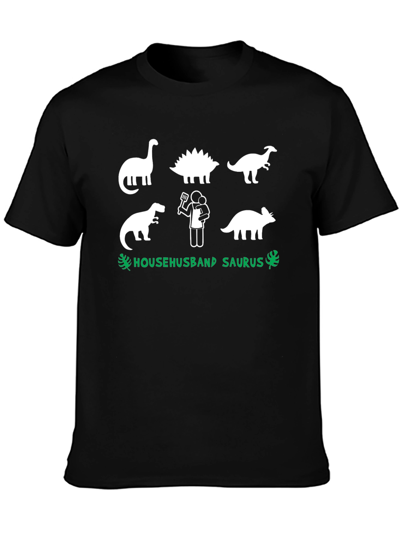 Househusband Saurus T-Shirt - Dad Dinosaur Graphic Tee