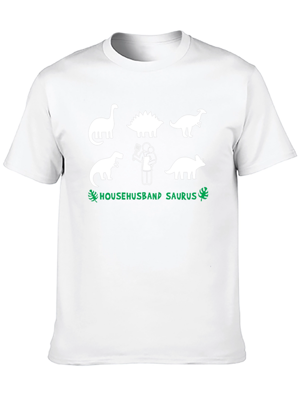Househusband Saurus T-Shirt - Dad Dinosaur Graphic Tee