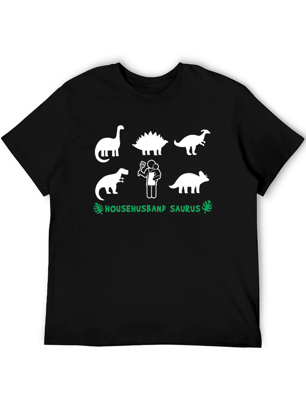 Househusband Saurus T-Shirt - Dad Dinosaur Graphic Tee