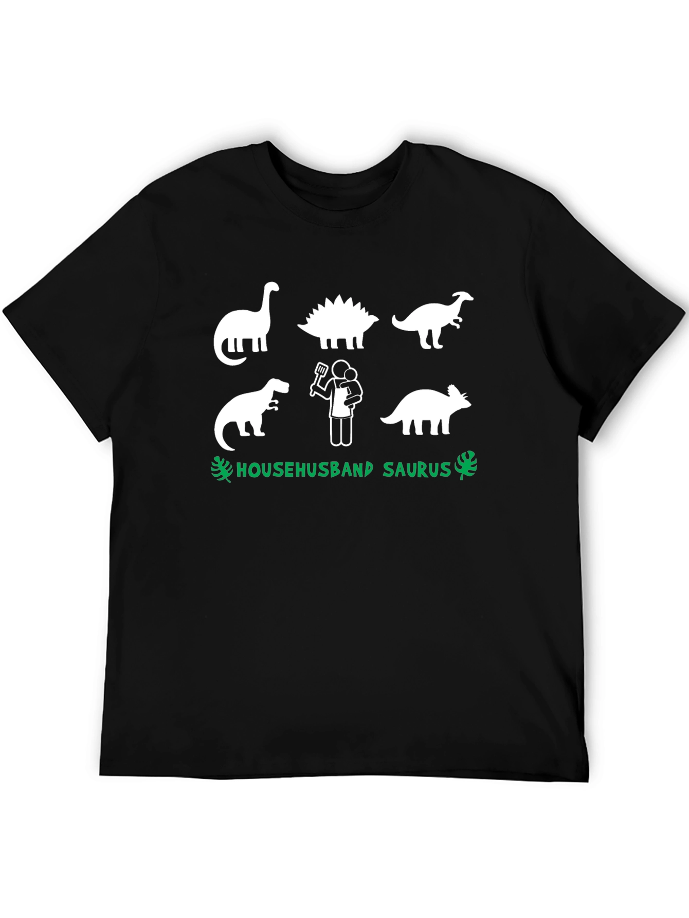 Househusband Saurus T-Shirt - Dad Dinosaur Graphic Tee