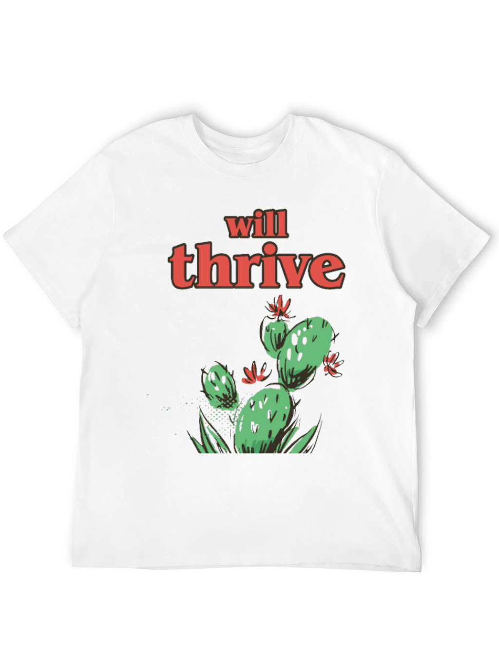 Will Thrive Cactus Graphic Tee