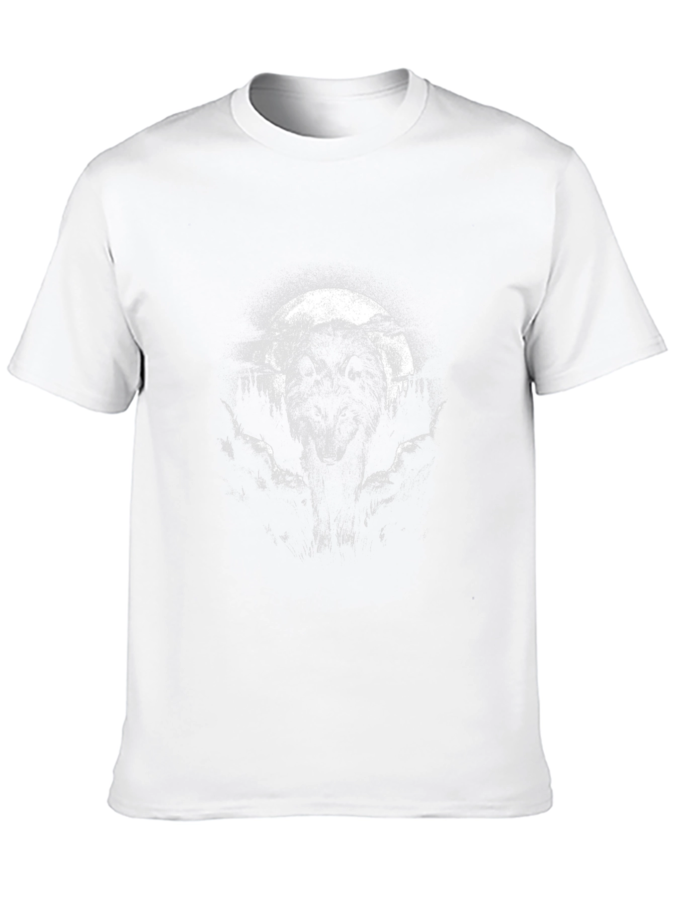 Wolf Moon Graphic Tee - Dark & Edgy Style
