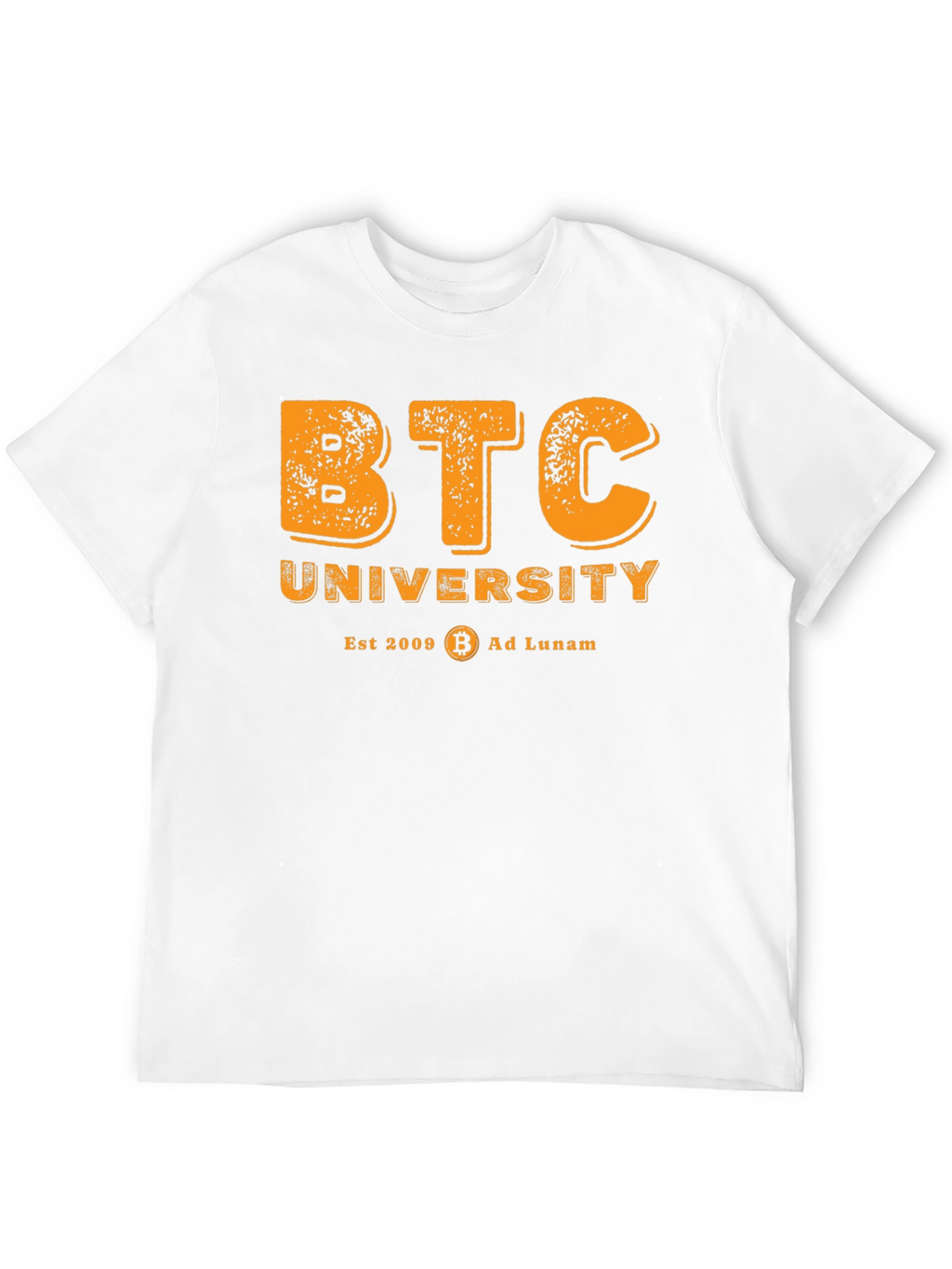 BTC University T-Shirt - Bitcoin Crypto Tee