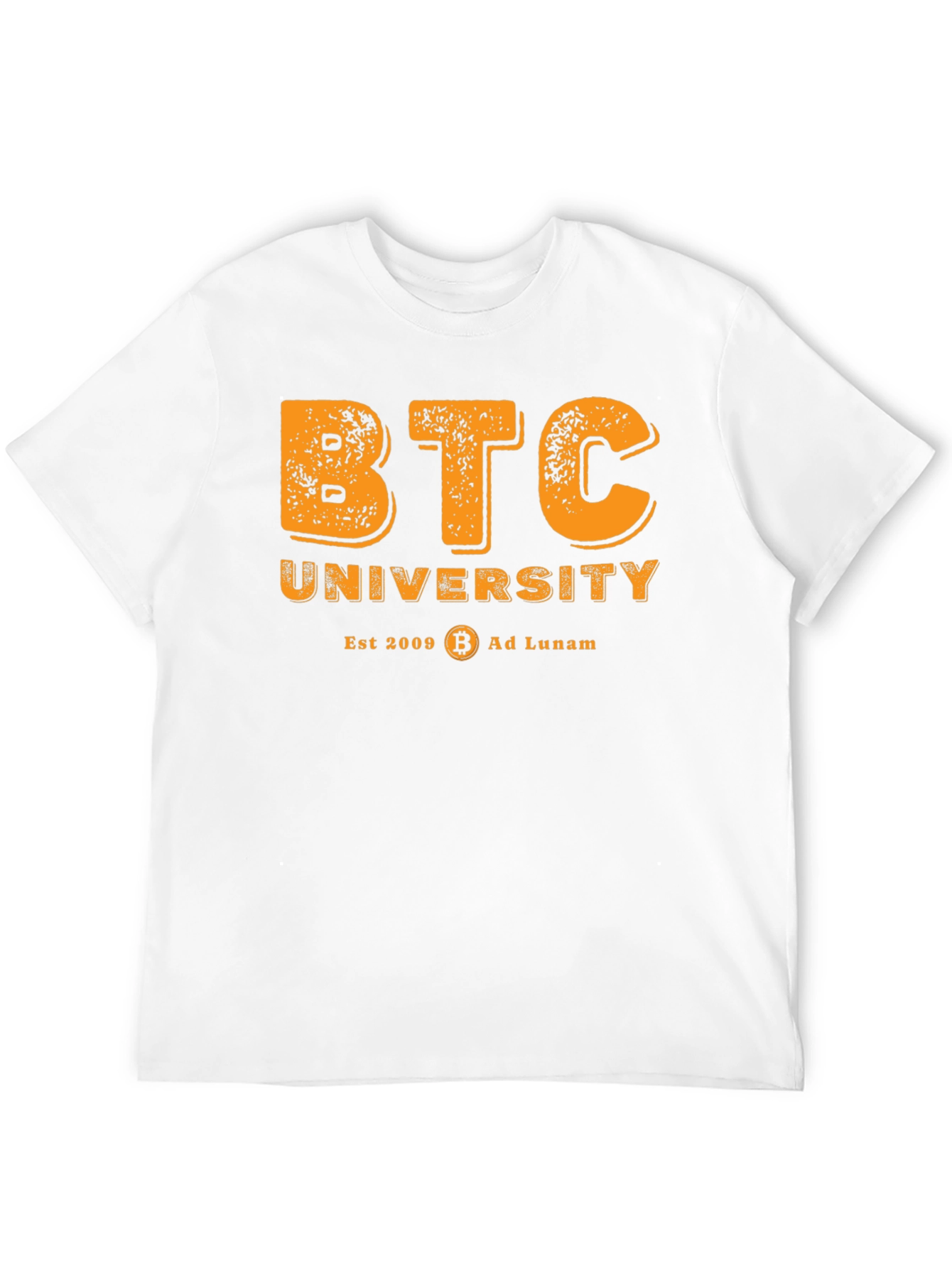 BTC University T-Shirt - Bitcoin Crypto Tee