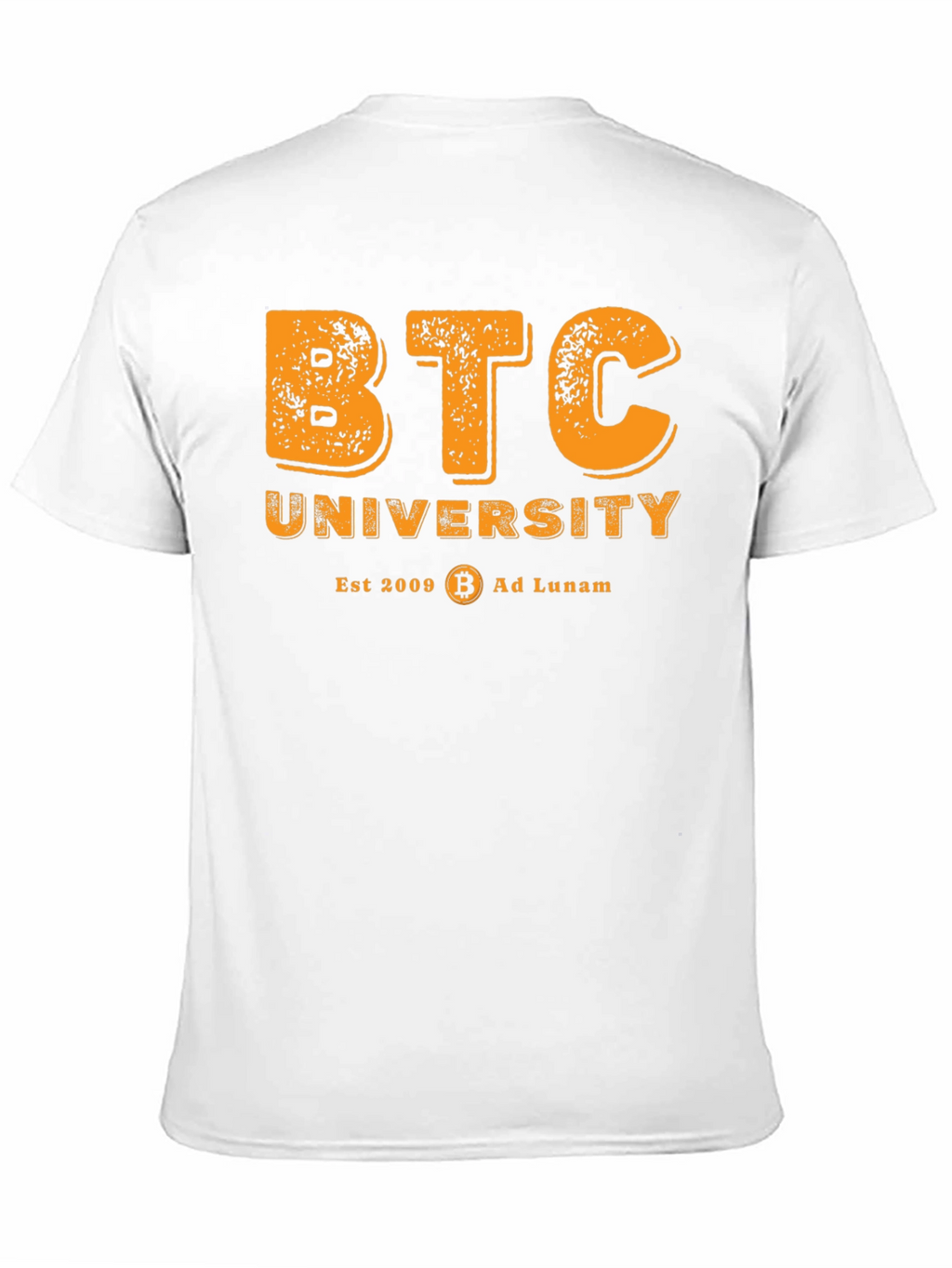 BTC University T-Shirt - Bitcoin Crypto Tee