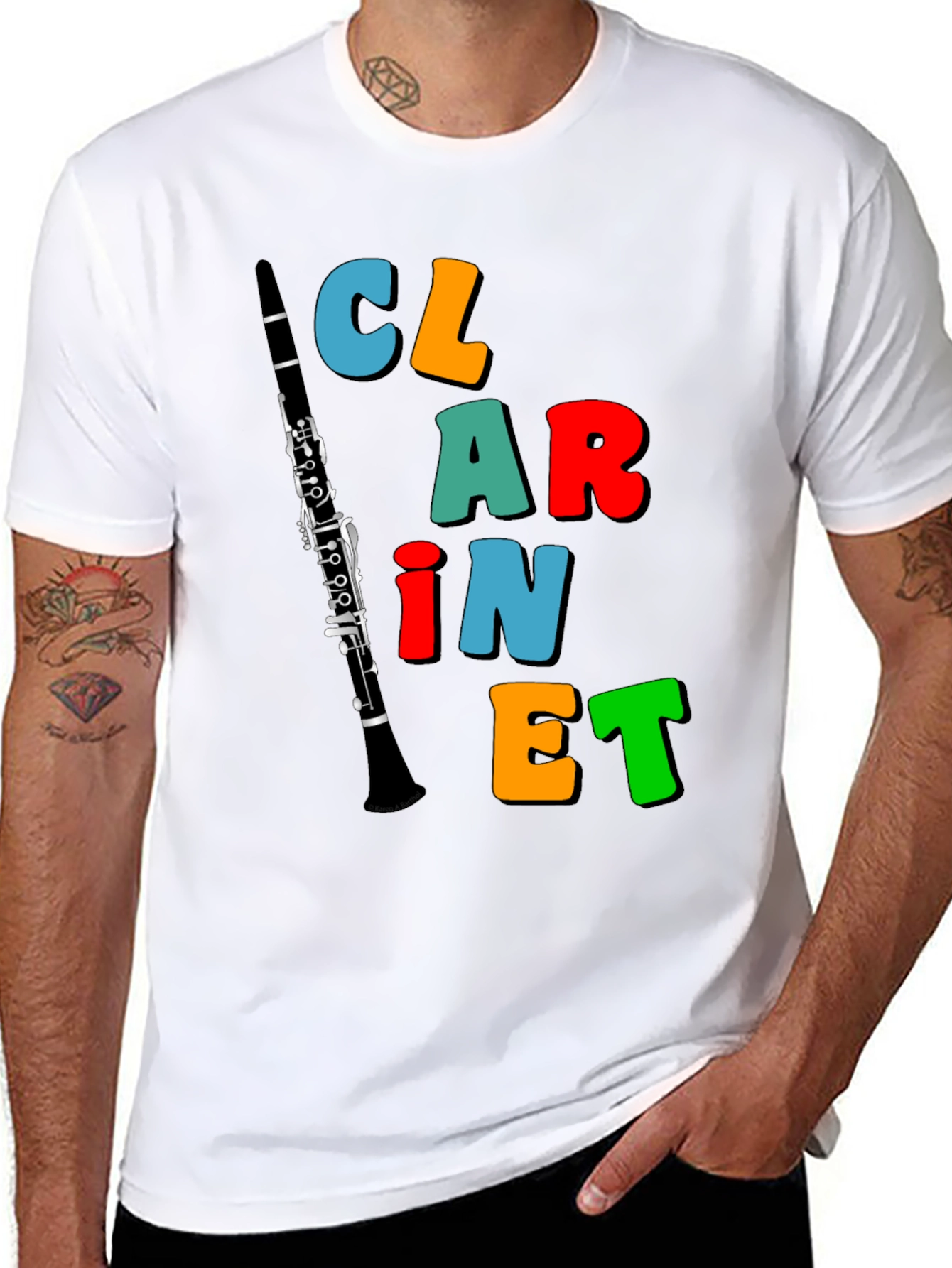 Clarinet T-Shirt - Band Instrument Tee