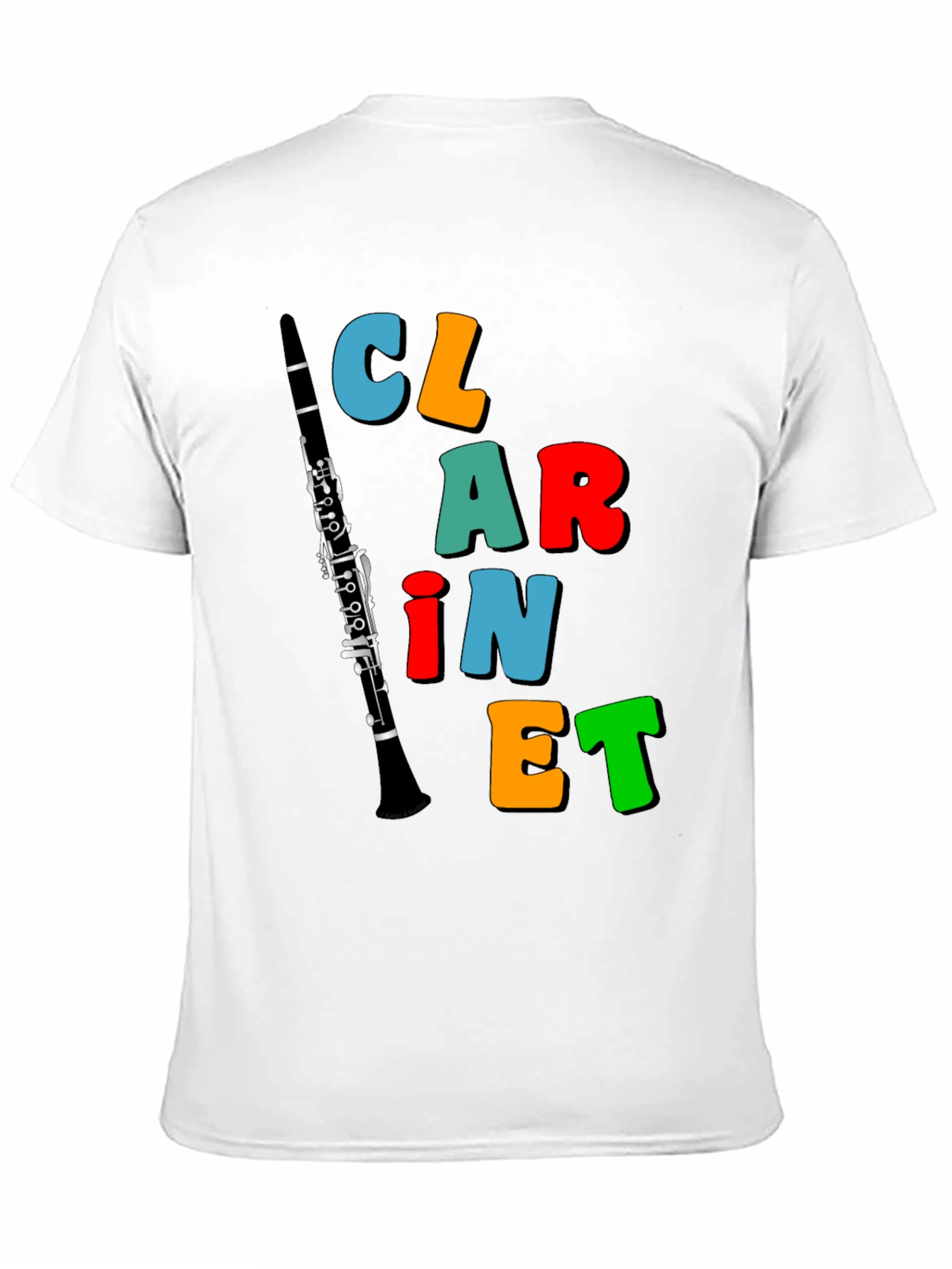 Clarinet T-Shirt - Band Instrument Tee