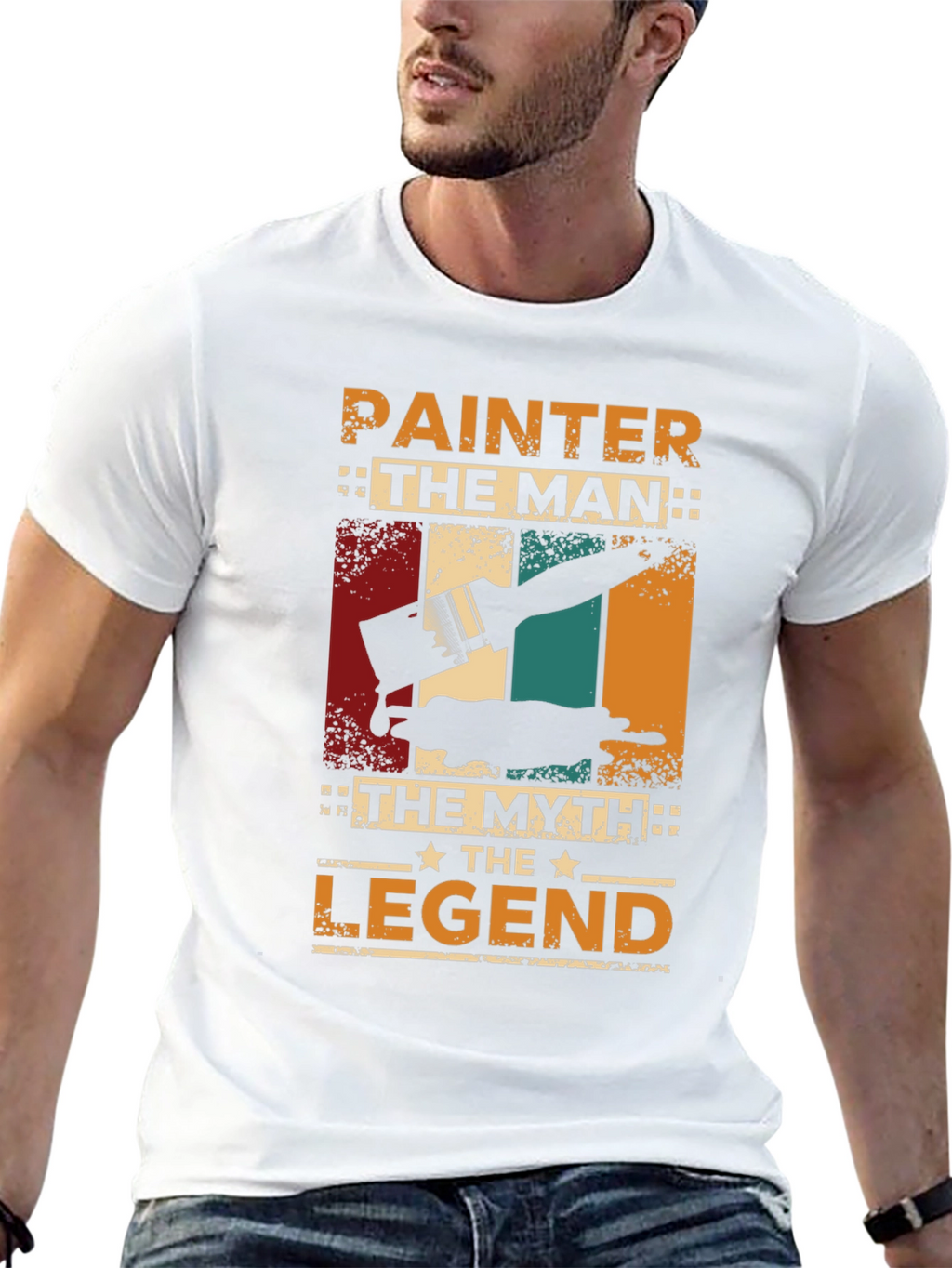 Painter T-Shirt - The Man The Myth The Legend