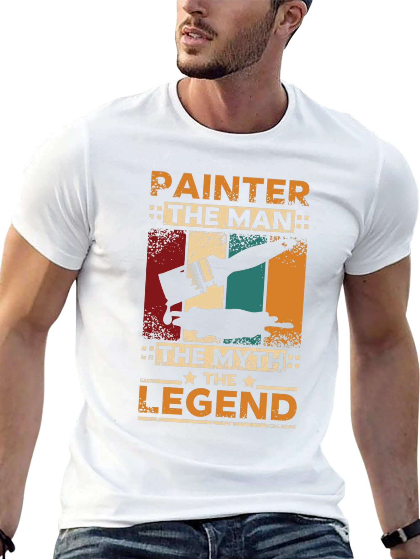 Painter T-Shirt - The Man The Myth The Legend