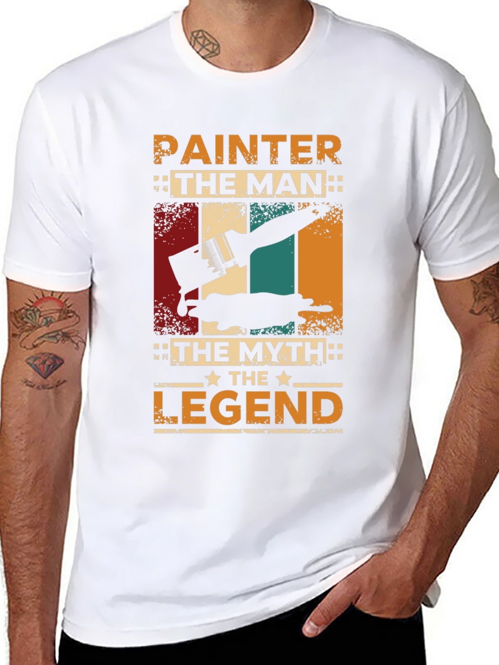Painter T-Shirt - The Man The Myth The Legend