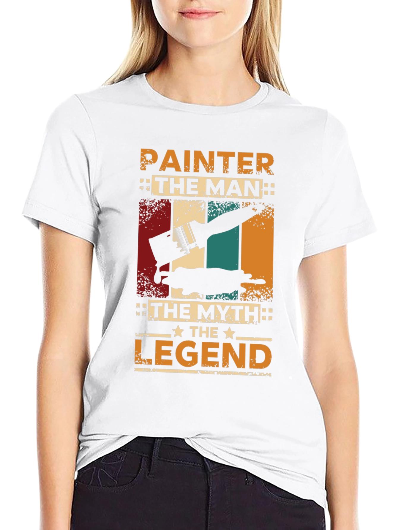 Painter T-Shirt - The Man The Myth The Legend