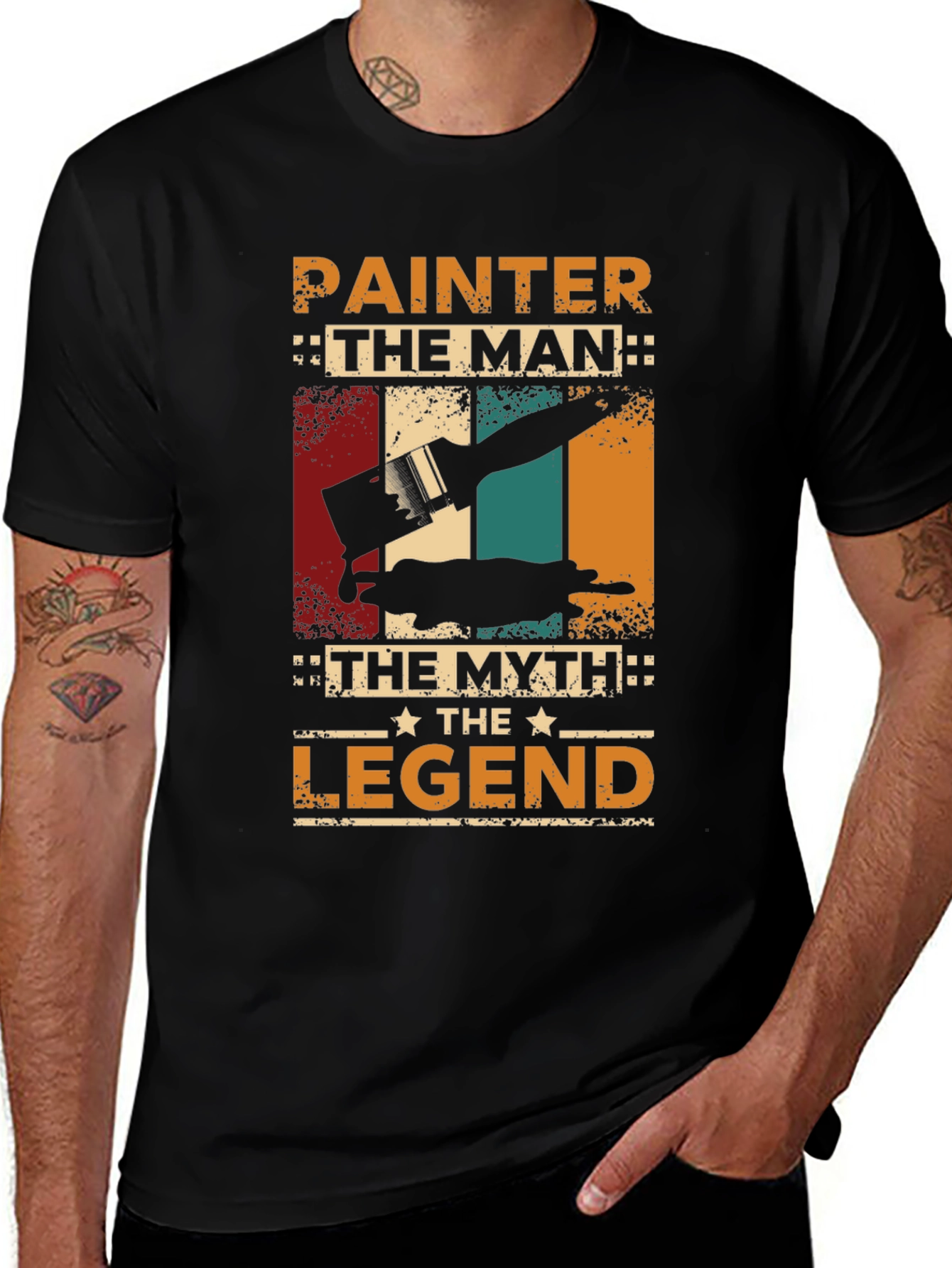 Painter T-Shirt - The Man The Myth The Legend
