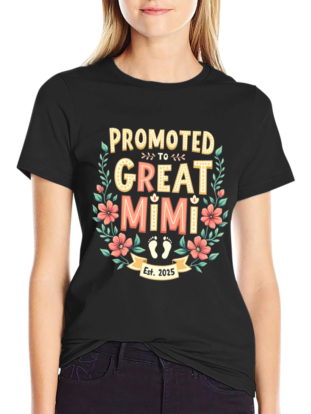 Promoted to Great Mimi Est. 2025 T-Shirt