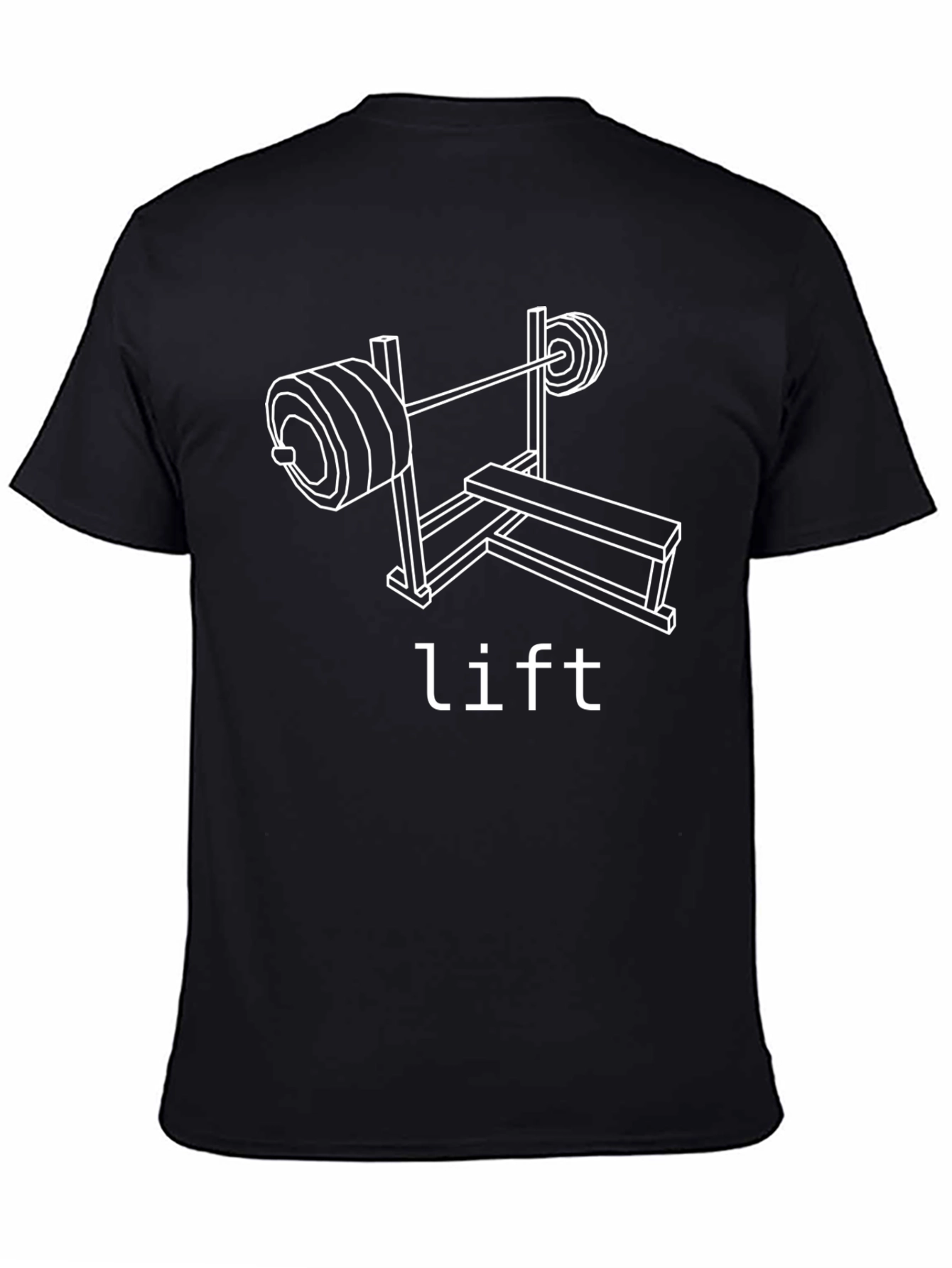 Lift Weightlifting Bench Press T-Shirt - Workout Gym Tee