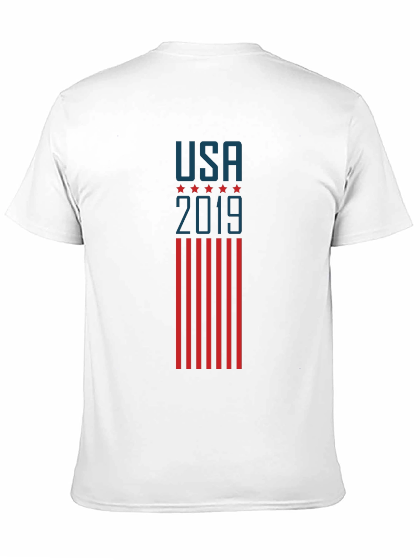 USA 2019 Patriotic Graphic Tee - Black