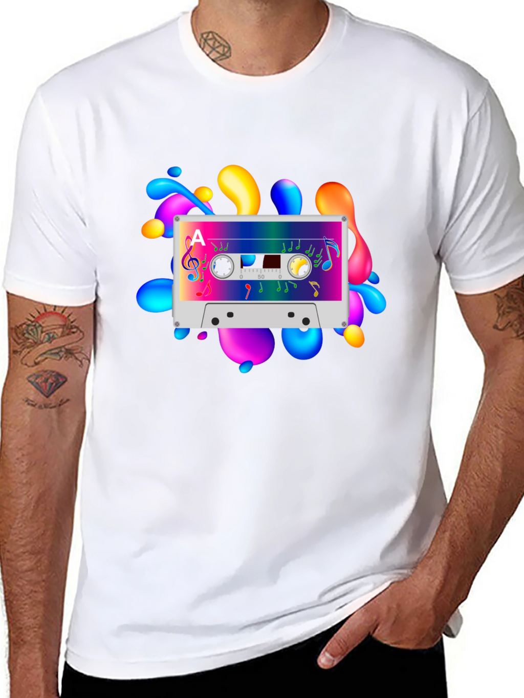 Retro Cassette Music T-Shirt