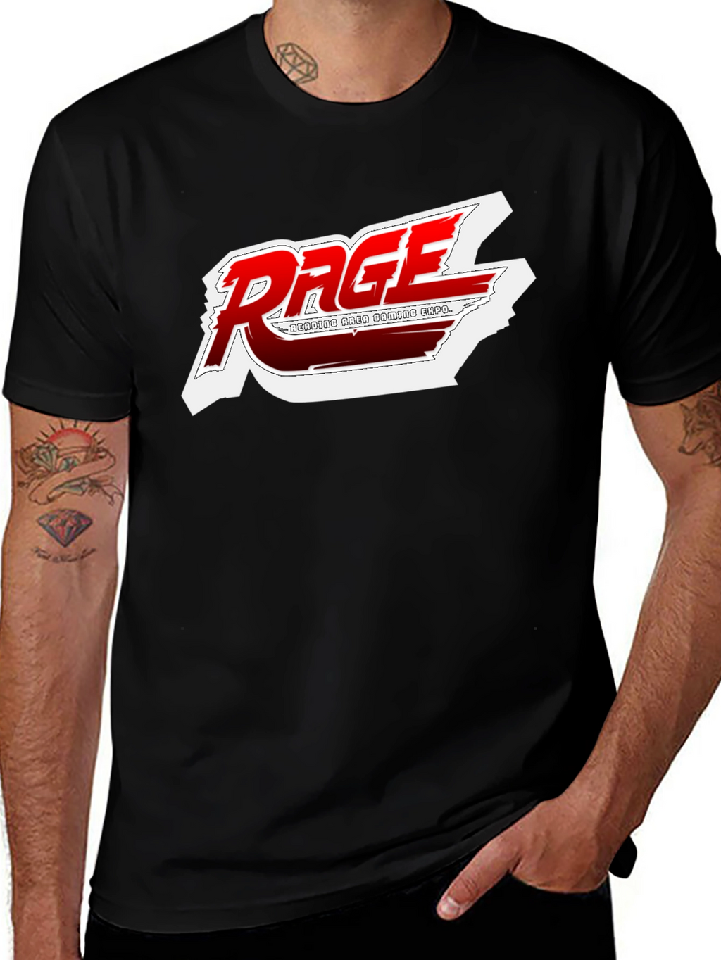 Rage Gaming Expo Black T-Shirt