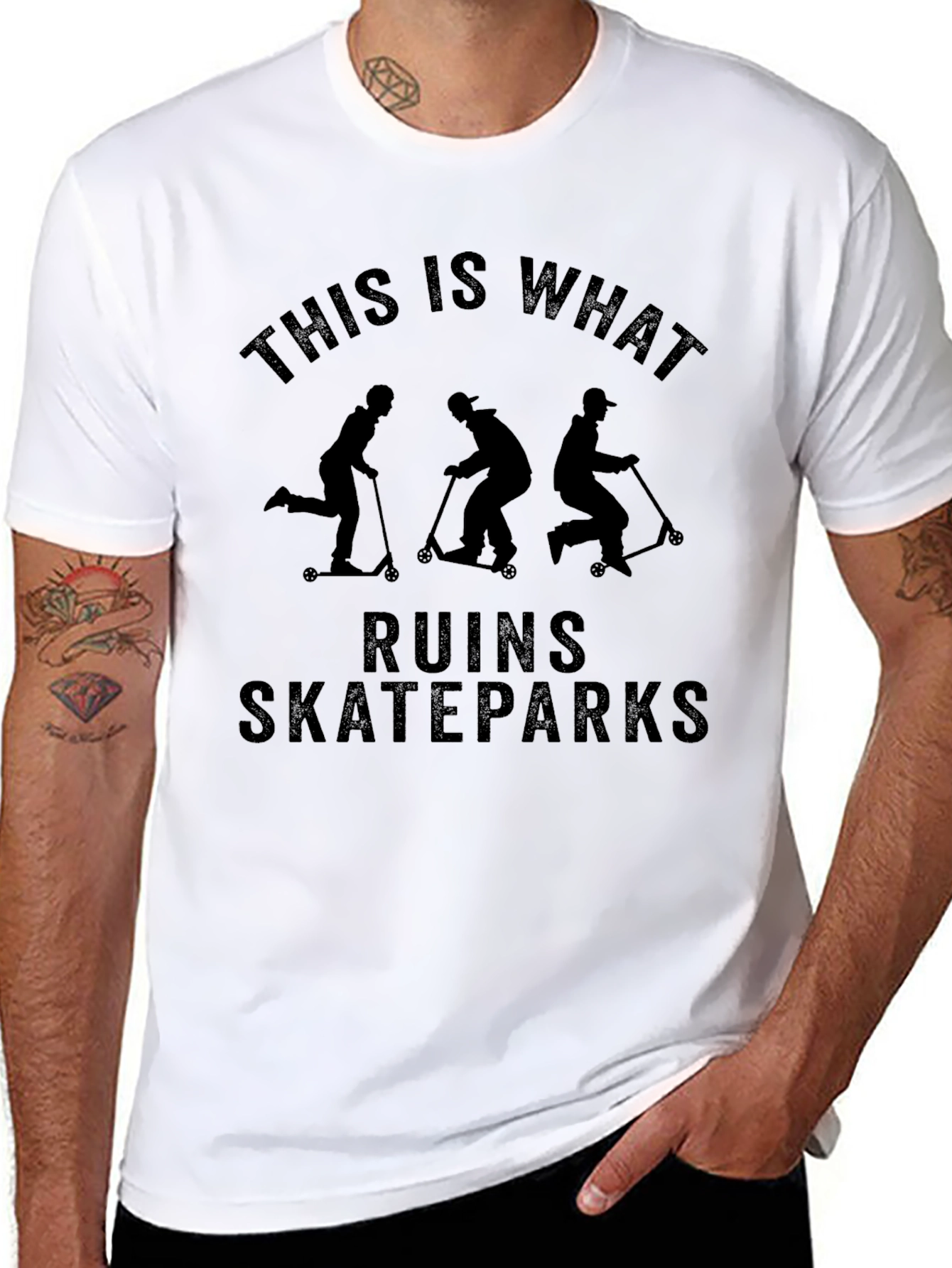 Skaters T-Shirt - Ruins Skateparks Tee