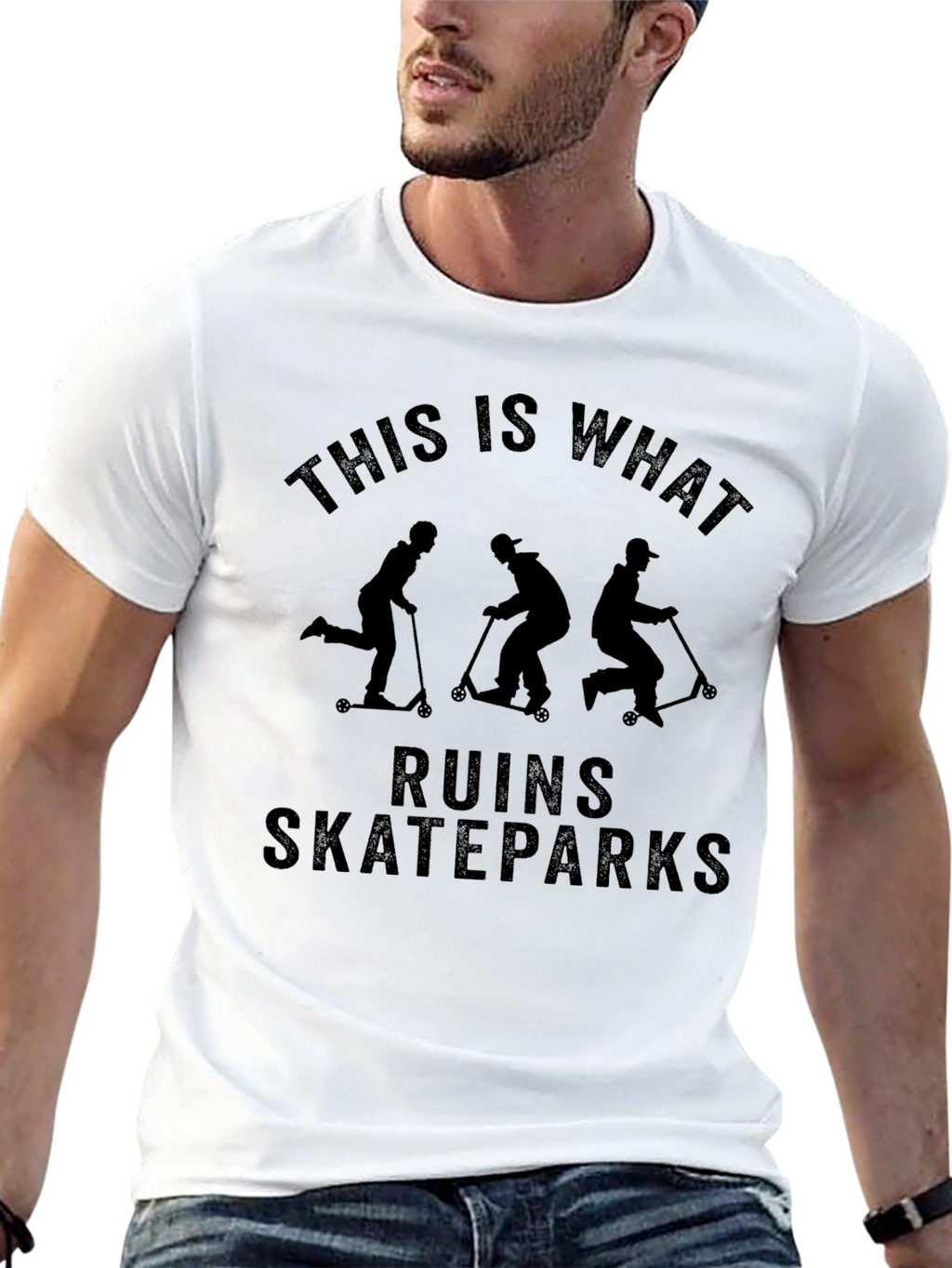 Skaters T-Shirt - Ruins Skateparks Tee