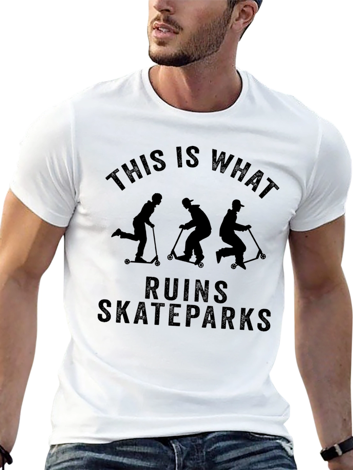 Skaters T-Shirt - Ruins Skateparks Tee