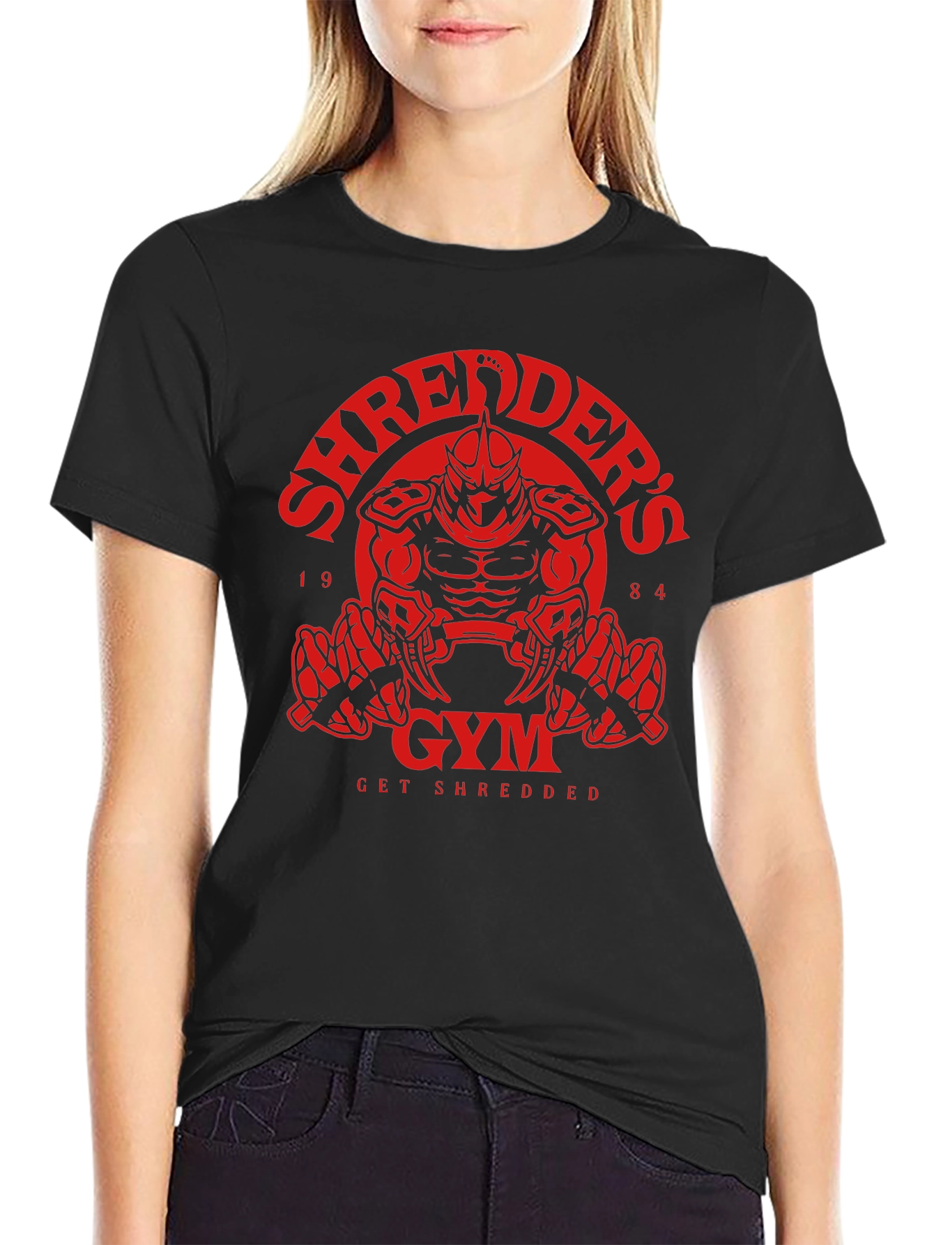 Shredders Gym Black T-Shirt
