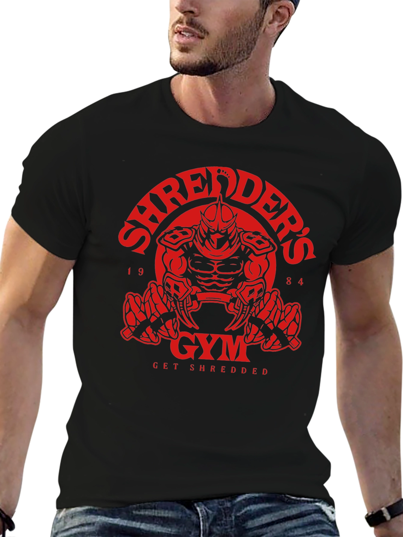 Shredders Gym Black T-Shirt