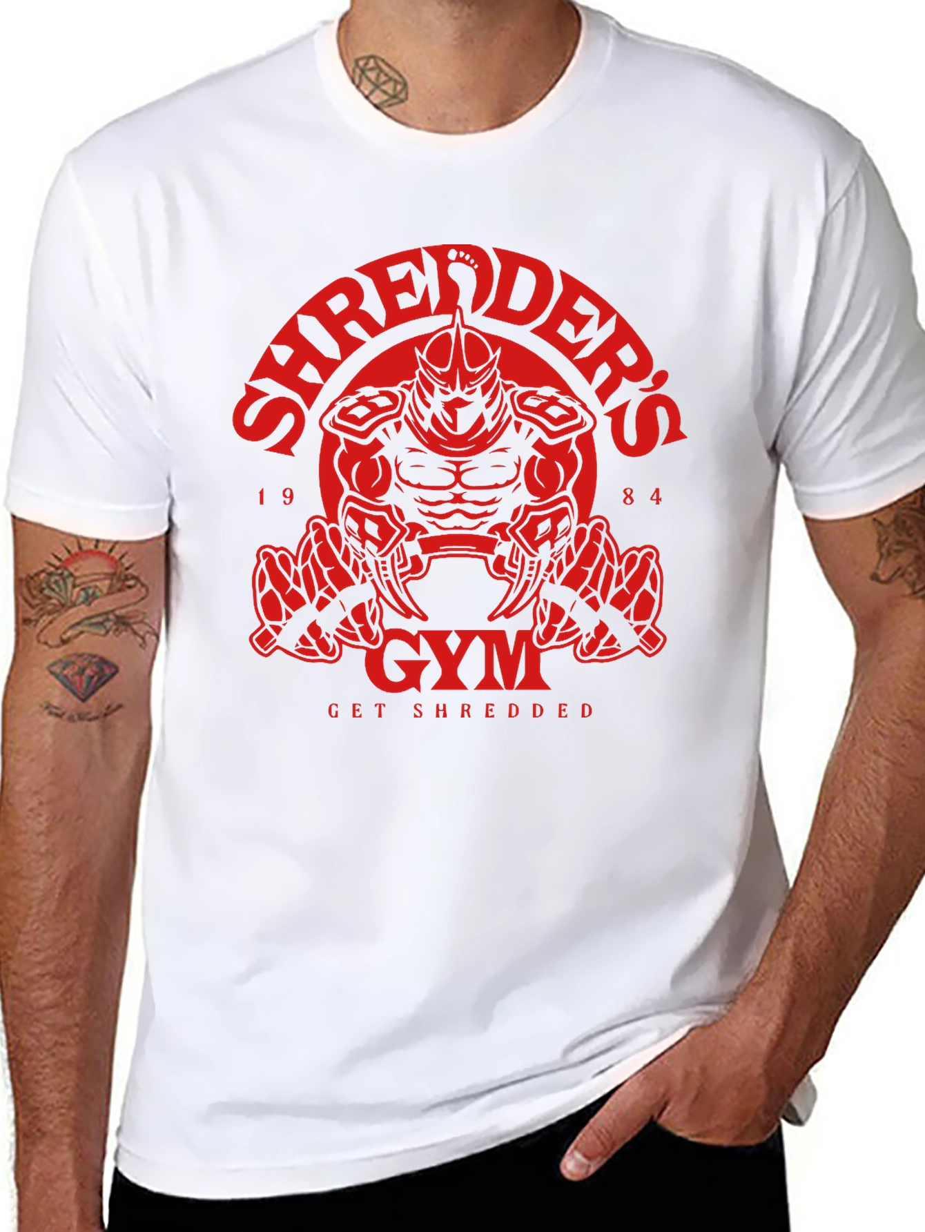 Shredders Gym Black T-Shirt